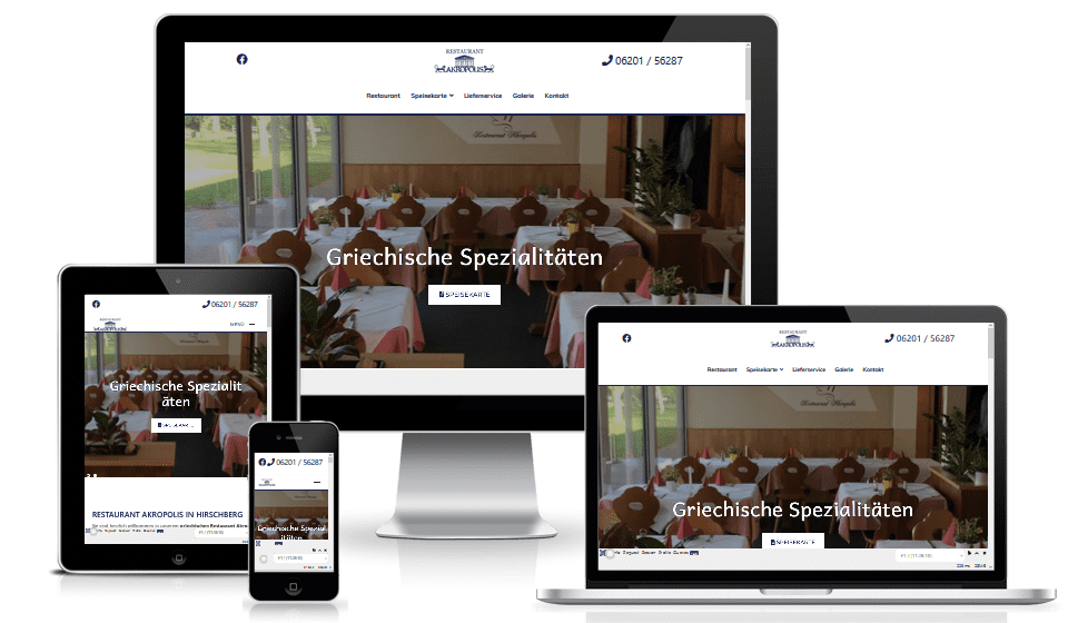Restaurant Akropolis Hirschberg – Website