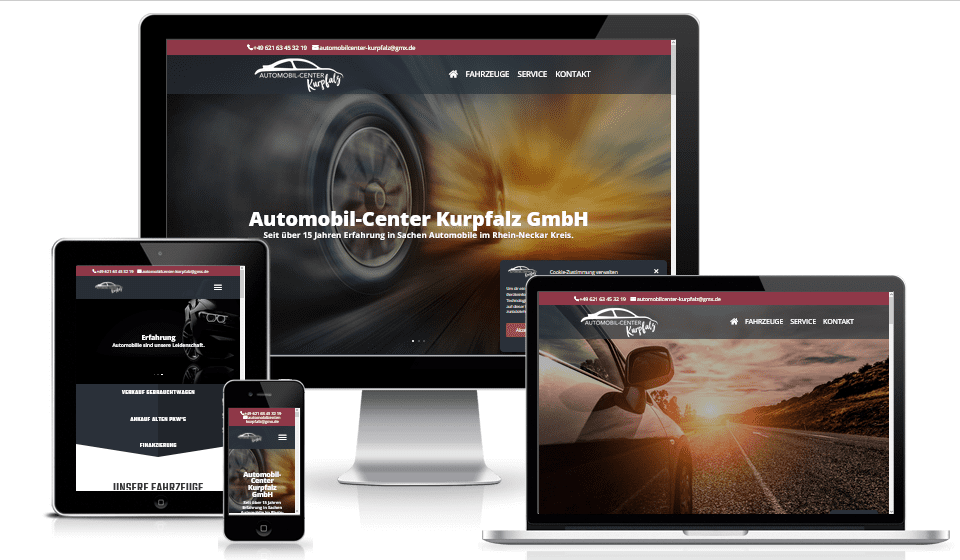 Automobil-Center Kurpfalz GmbH – WordPress Website