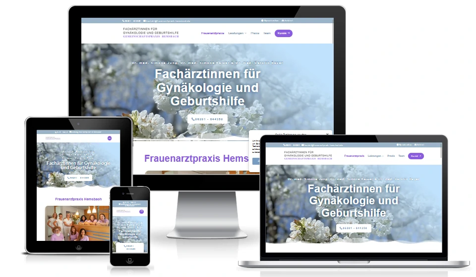 Gemeinschaftspraxis Dr. Jung, Dr. Kaiser & Dr. Bayer – WordPress Website