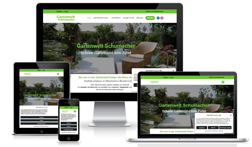 Gartenwelt Schumacher GmbH & Co. KG – Website