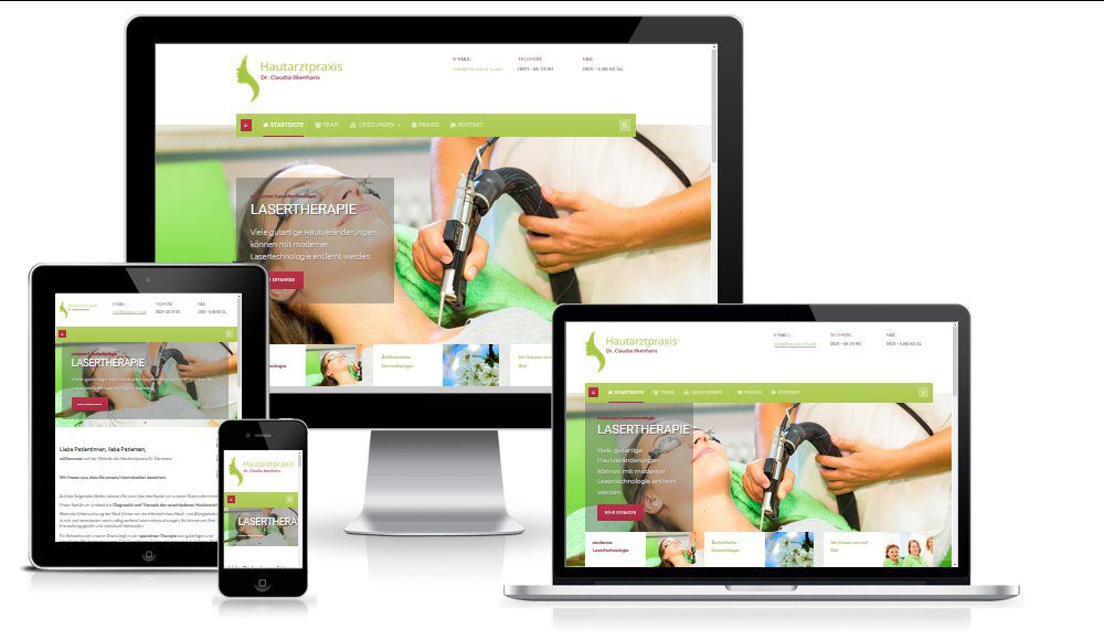 Hautarztpraxis Dr. med. Claudia Ilkenhans Ludwigshafen – Joomla Website