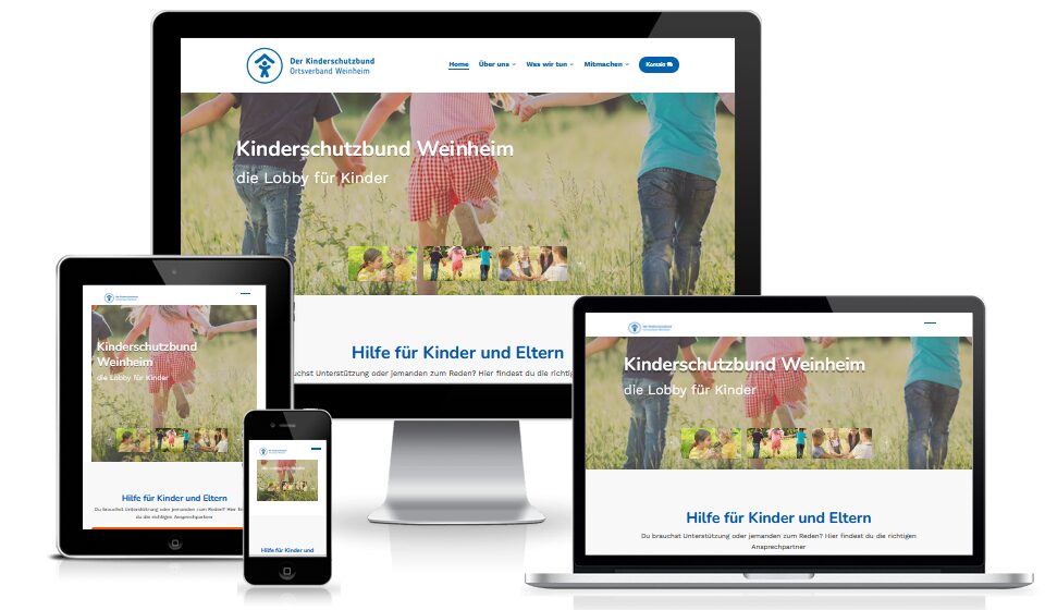 Kinderschutzbund Ortsverband Weinheim e.V. – Website