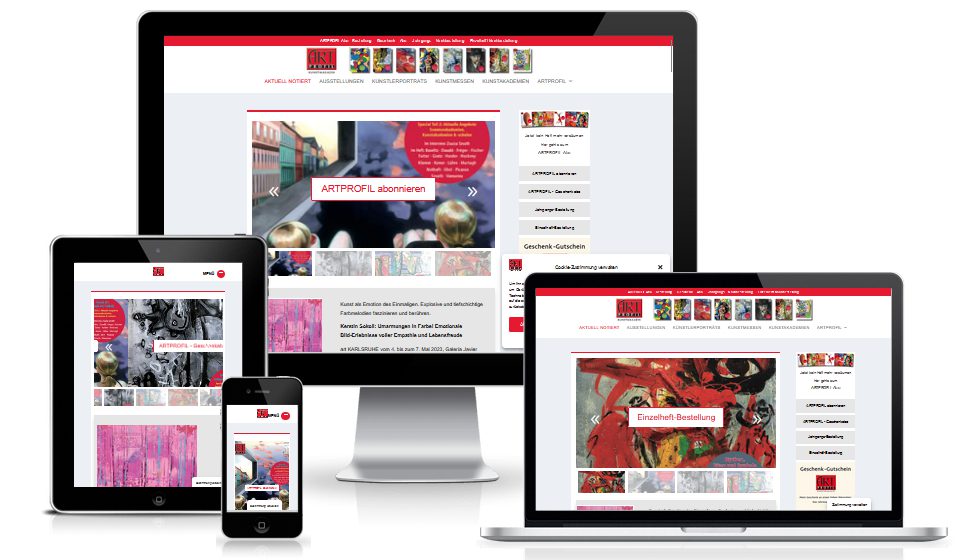 ARTPROFIL Kunstmagazin – WordPress Website