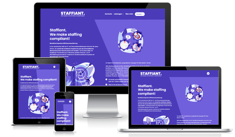 Staffiant – Website