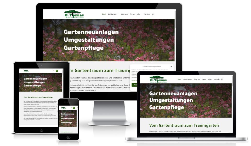 Carsten Thomas Garten und Landschaftsbau – Website
