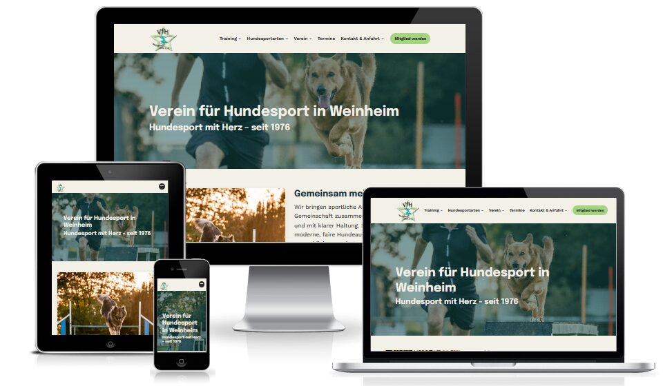 Verein für Hundesport 1976 Weinheim e.V. – WordPress Website