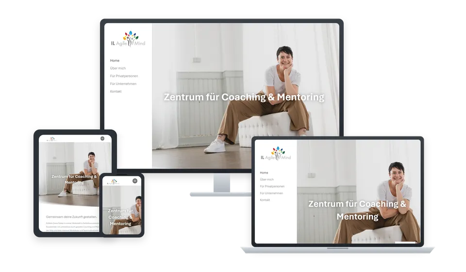 Website von IL AgileMind auf mehreren Geräten